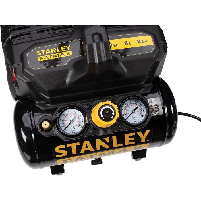 Compresseur d'air 6L 8 bars silencieux (59 dB) - 35% de remise