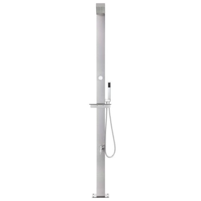 Douche d'extérieur en inox 220 cm - 35% de remise