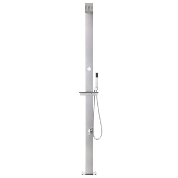 Douche d'extérieur en inox 220 cm - 35% de remise