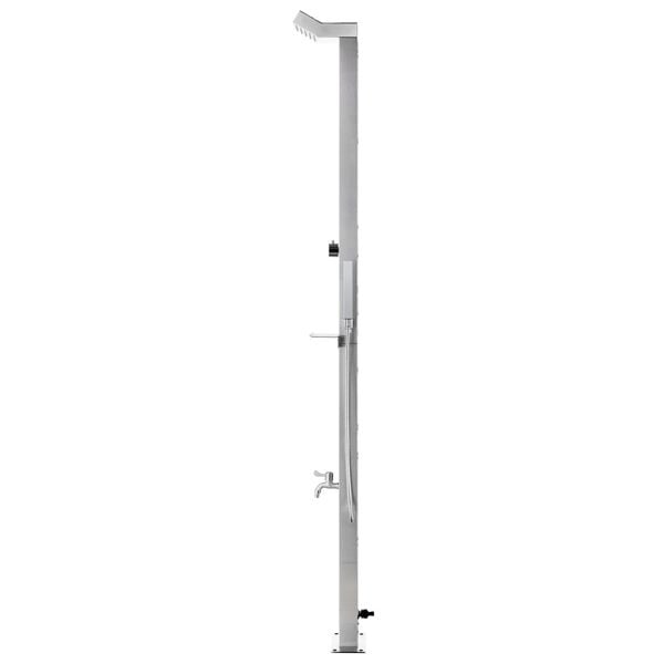 Douche d'extérieur en inox 220 cm - 35% de remise