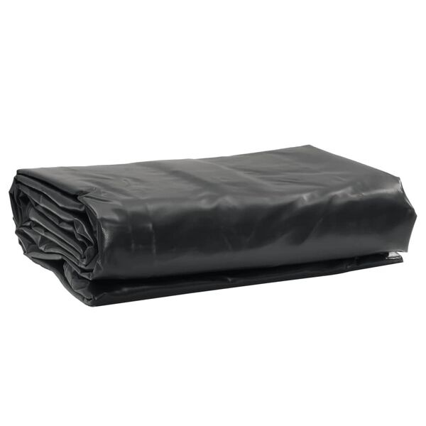 Bâche de protection robuste 1,5 x 2,5 m - 650 g/m² - Noire - 32% de remise