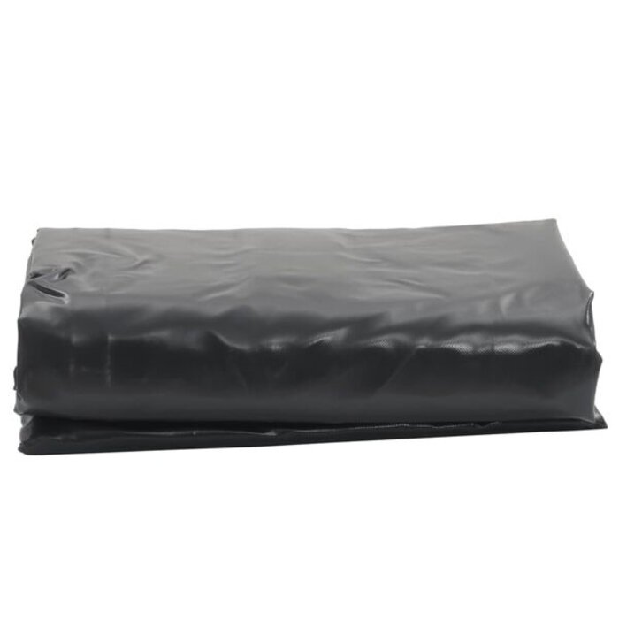 Bâche de protection robuste 1,5 x 2,5 m - 650 g/m² - Noire - 32% de remise