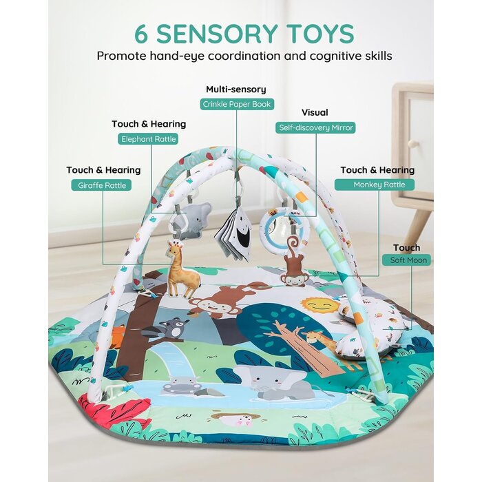 Tapis d'éveil bébé multicolore - 33% de remise