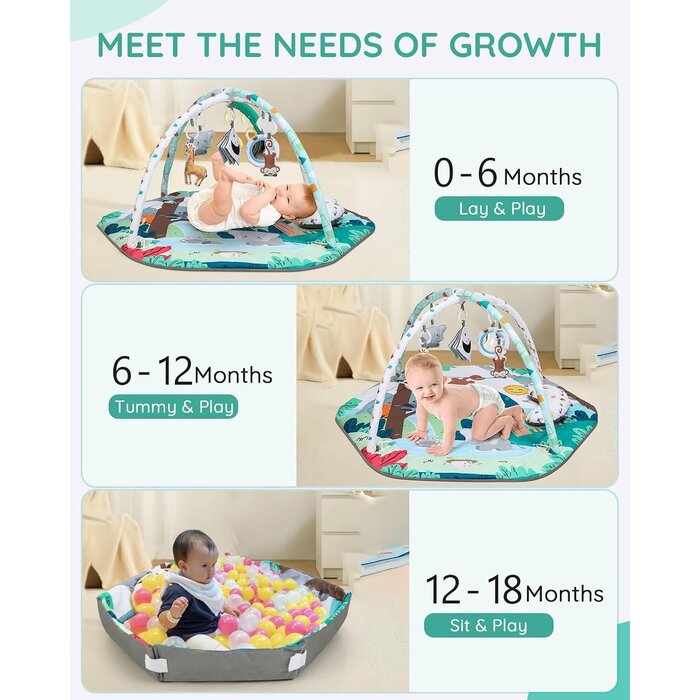 Tapis d'éveil bébé multicolore - 33% de remise