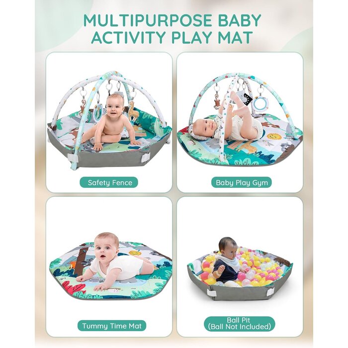 Tapis d'éveil bébé multicolore - 33% de remise