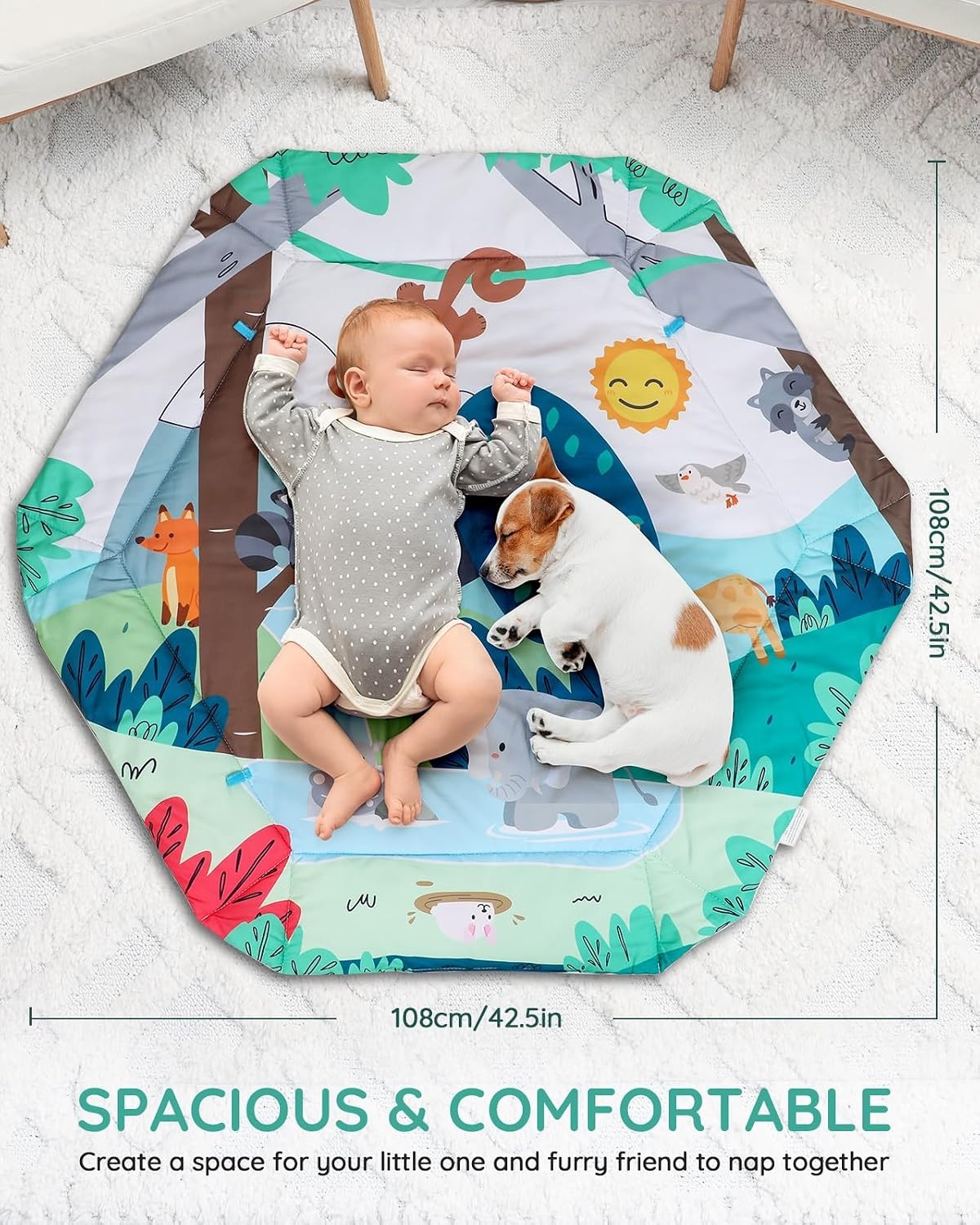 Tapis d'éveil bébé multicolore - 33% de remise