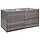 Jardinière en résine tressée 157x80x80 cm - Gris - 35% de remise