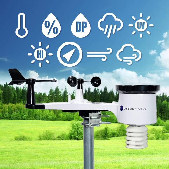 Station météo Wi-Fi intelligente avec écran couleur - 35% de remise