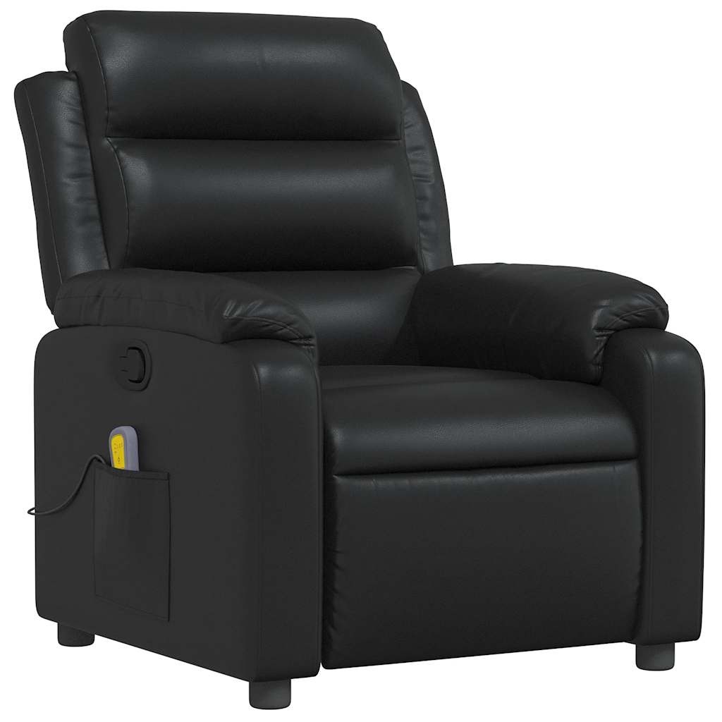 Fauteuil de massage inclinable noir - 35% de remise