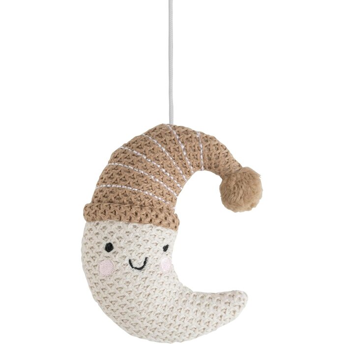 Mobile musical pour bébé avec figurines tricotées - 33% de remise