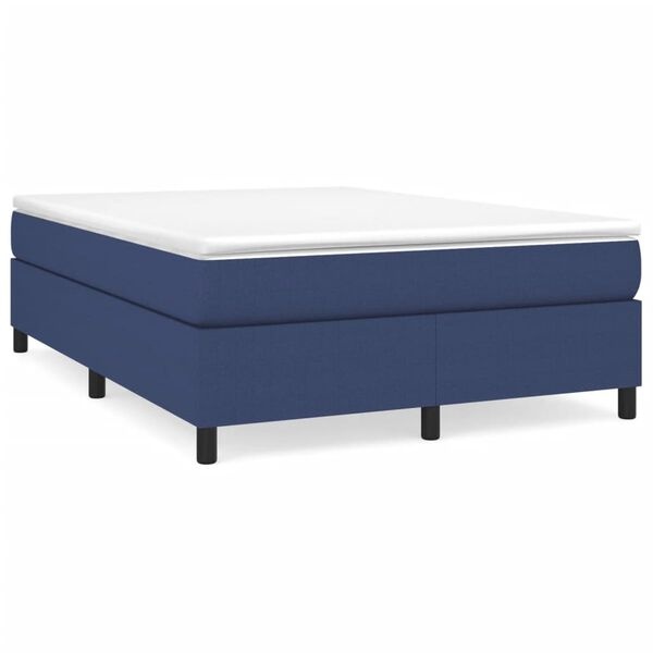 Cadre de lit en tissu bleu 140x200 cm - 35% de remise