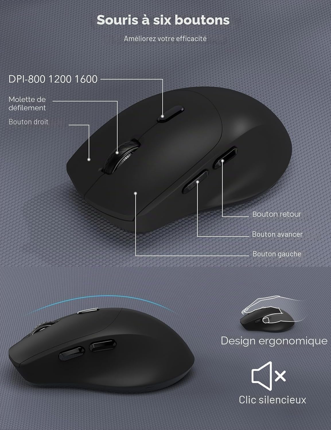 Ensemble clavier souris sans fil ergonomique - 31% de remise