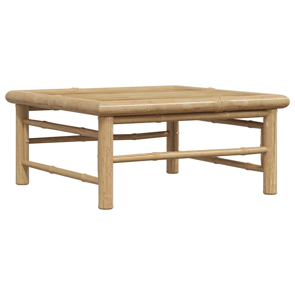 Salon de jardin 3 pièces en bambou - Gris foncé - 35% de remise