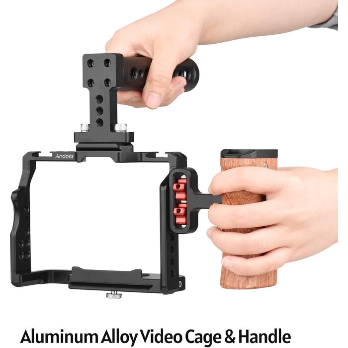 Cage de caméra pour Sony A7 avec poignées - 34% de remise