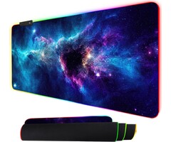 Tapis de souris gaming XXL Galaxy RGB - 48% de remise