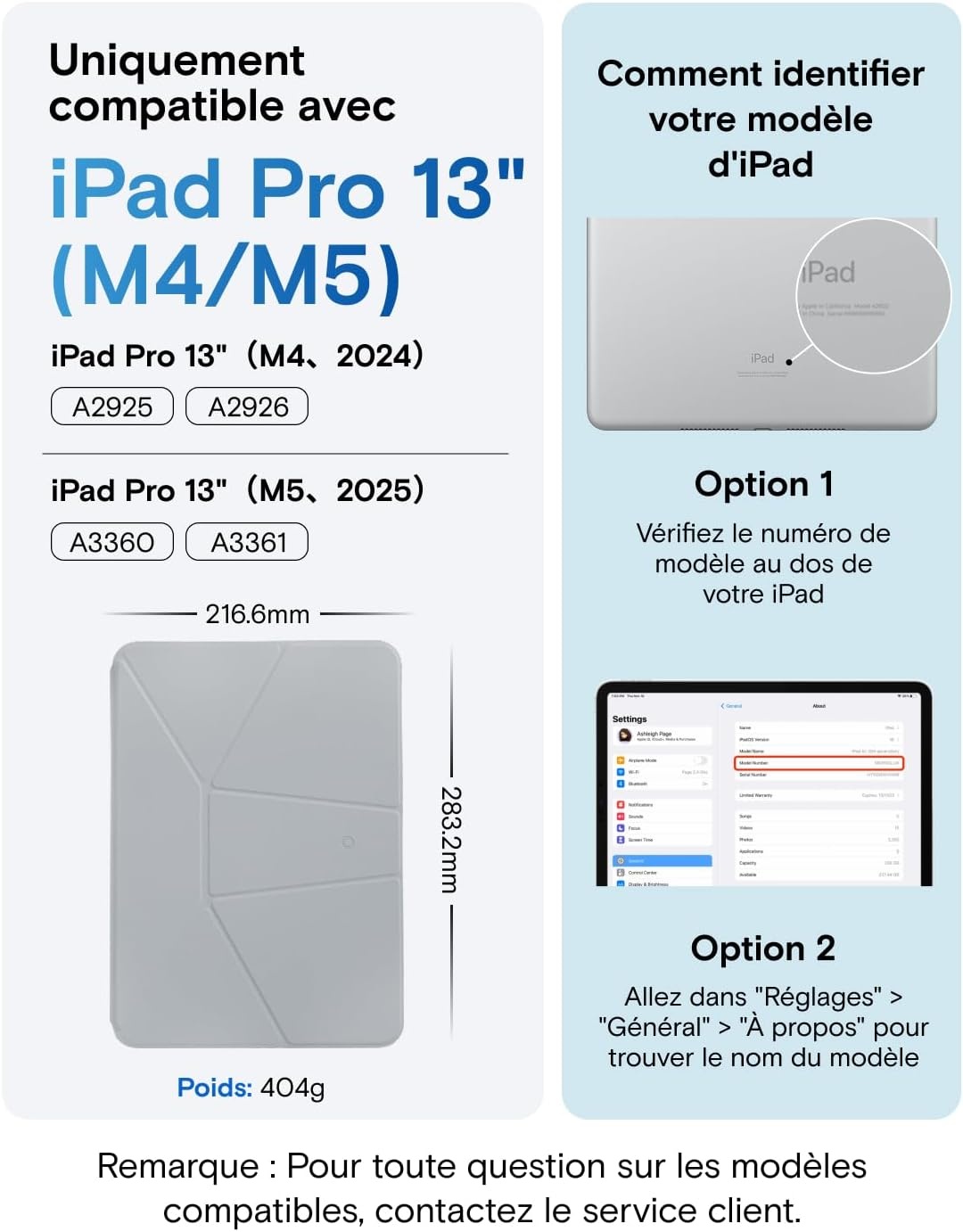 Étui Folio pour iPad Pro 13" - 20 angles de vue - 34% de remise