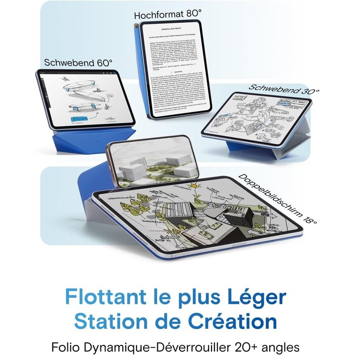 Étui Folio pour iPad Pro 13" - 20 angles de vue - 34% de remise