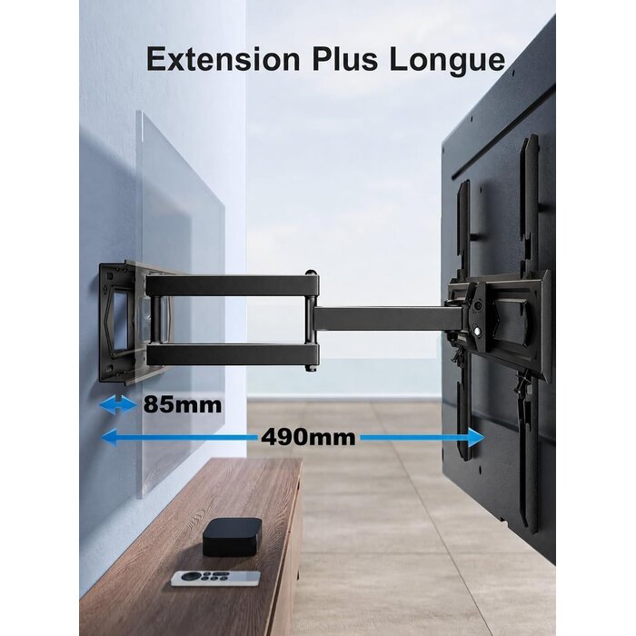 Support Mural TV Articulé 26-60 pouces - 27% de remise
