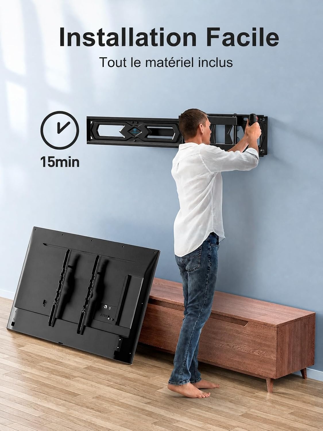 Support Mural TV Articulé 26-60 pouces - 27% de remise