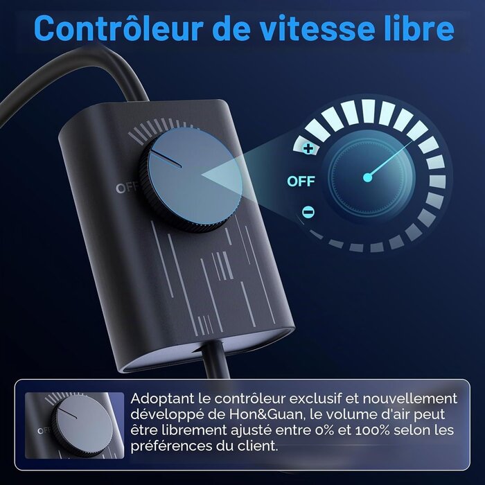 Ventilateur de conduit 100 mm avec variateur - 34% de remise
