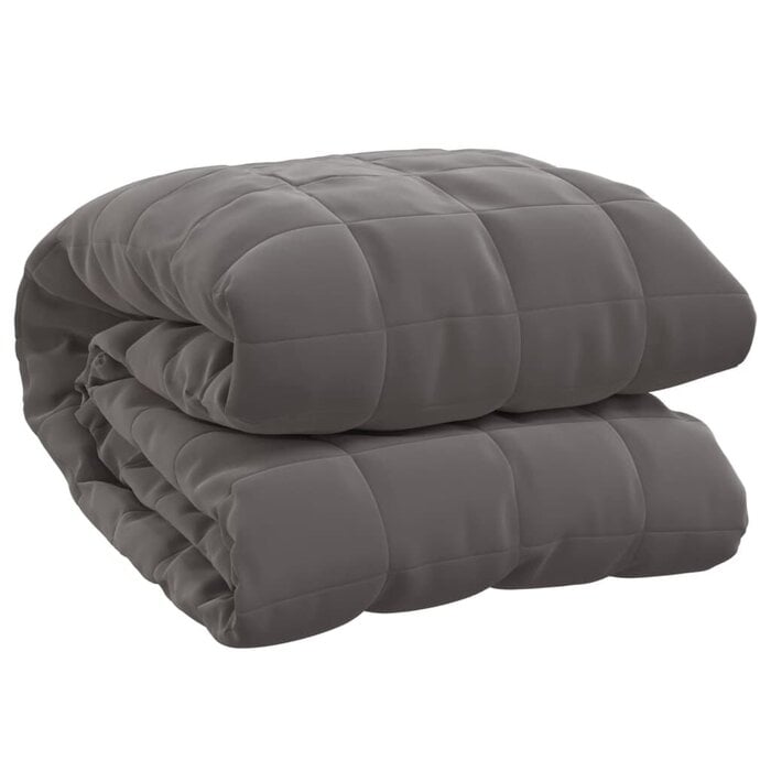 Couverture lestée 220x235 cm 11 kg - Gris - 34% de remise
