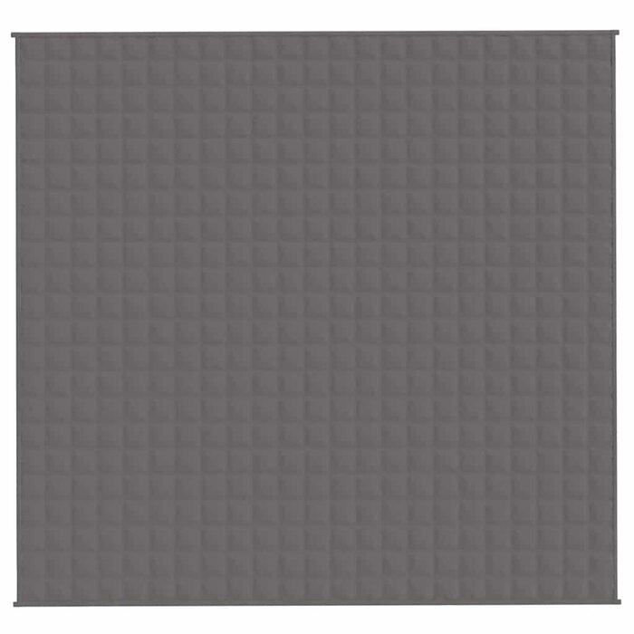 Couverture lestée 220x235 cm 11 kg - Gris - 34% de remise