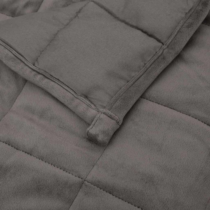 Couverture lestée 220x235 cm 11 kg - Gris - 34% de remise