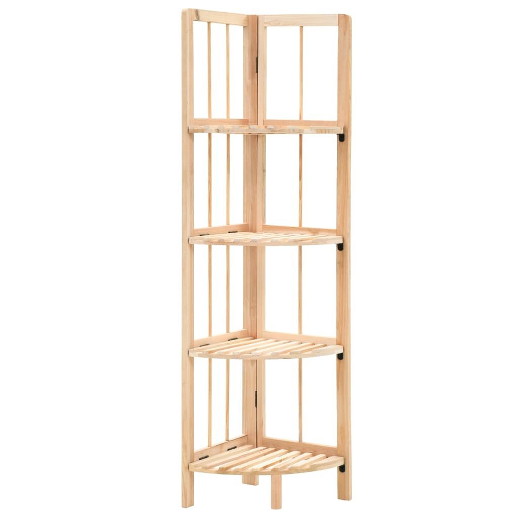 Étagère d'angle en bois de cèdre 27x27x110 cm - 29% de remise