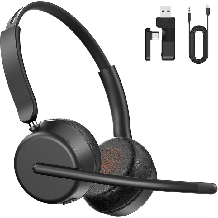 Casque sans fil Bluetooth 5.3 pour PC - 120g - 40h d'autonomie - 31% de remise