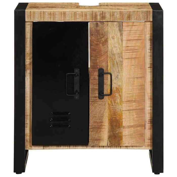 Meuble de salle de bain en manguier massif - 55x35x60 cm - 35% de remise
