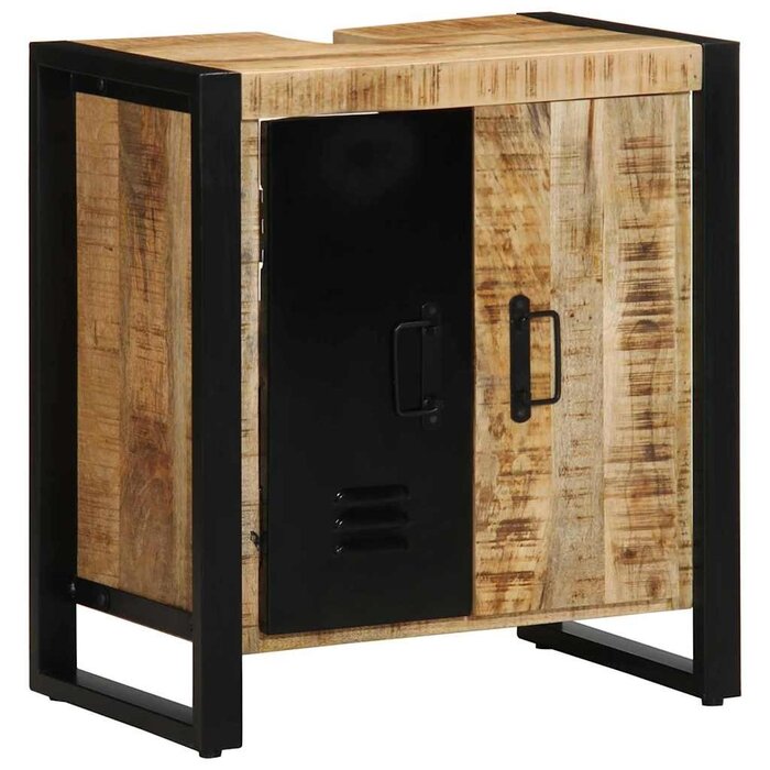 Meuble de salle de bain en manguier massif - 55x35x60 cm - 35% de remise