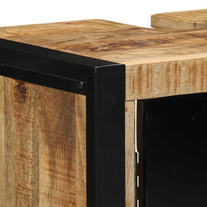 Meuble de salle de bain en manguier massif - 55x35x60 cm - 35% de remise