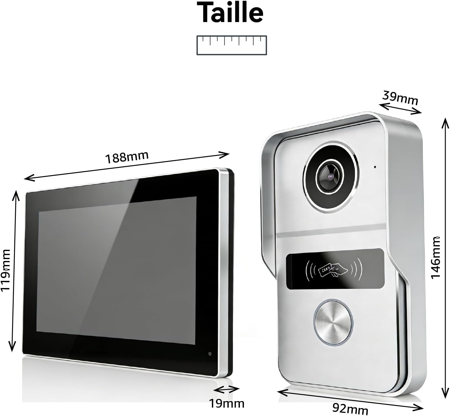 Interphone Vidéo 1080p 2 Écrans : 35% de remise sur cet ensemble complet