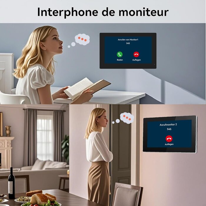 Interphone Vidéo 1080p 2 Écrans : 35% de remise sur cet ensemble complet