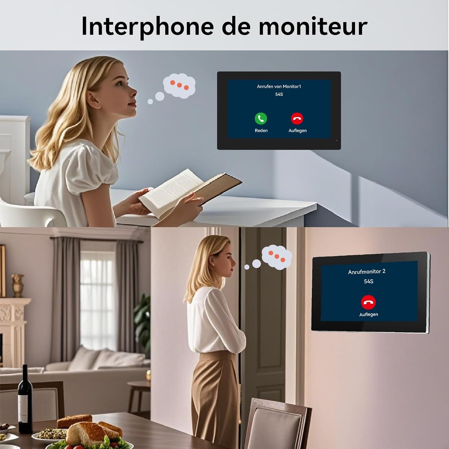 Interphone Vidéo 1080p 2 Écrans : 35% de remise sur cet ensemble complet