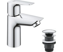 Grohe Mitigeur de lavabo chromé 15 cm avec bonde - 55% de remise