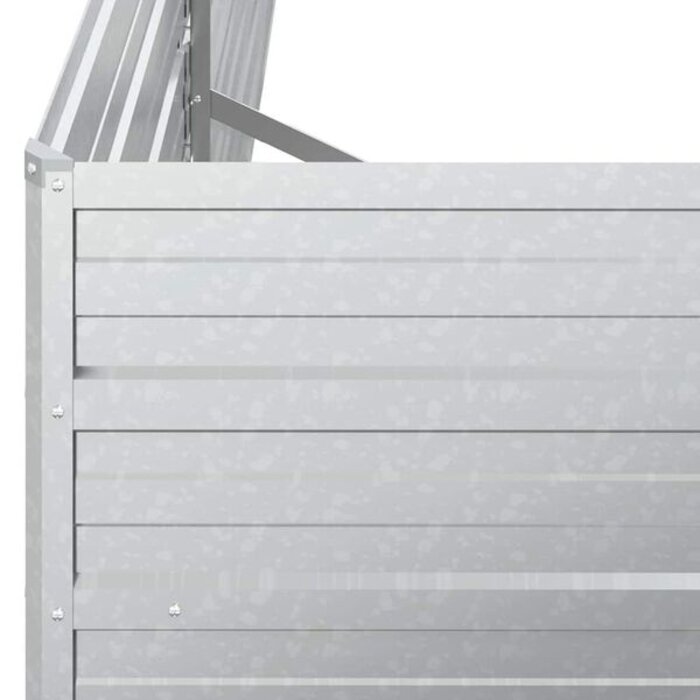 Vidaxl Jardinière surélevée acier galvanisé 160x80x77cm - 33% de remise