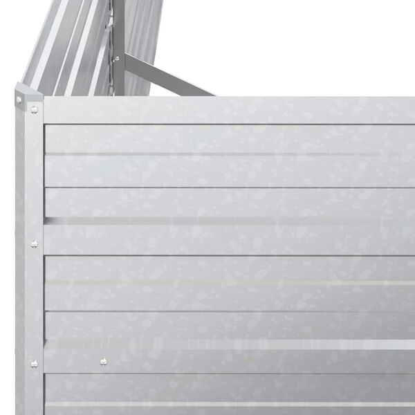 Vidaxl Jardinière surélevée acier galvanisé 160x80x77cm - 33% de remise