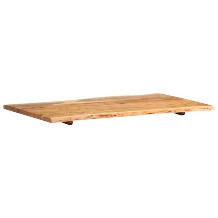 Vidaxl Plateau de table en acacia massif 100cm - Bords irréguliers - 34% de remise