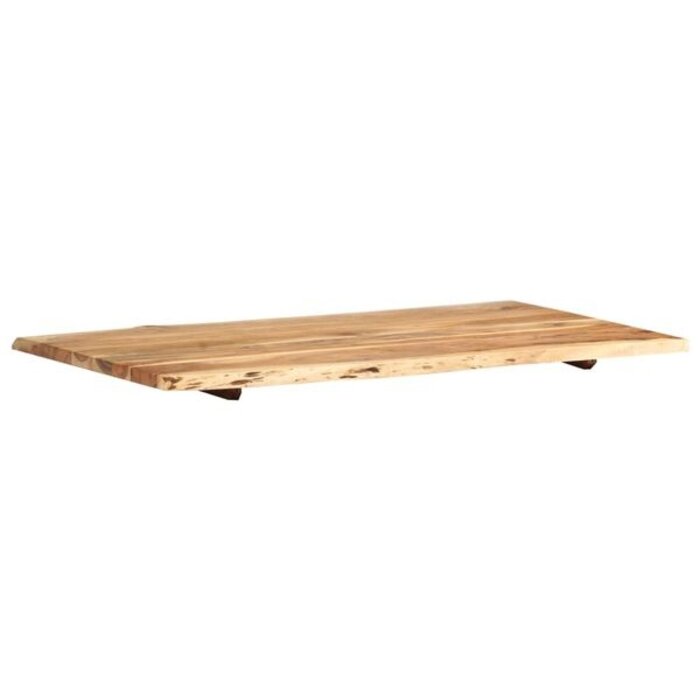 Vidaxl Plateau de table en acacia massif 100cm - Bords irréguliers - 34% de remise