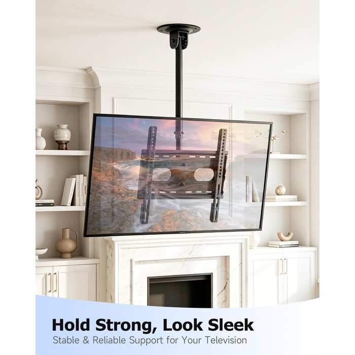 Support plafond TV 26-49 pouces réglable et rotatif - 33% de remise