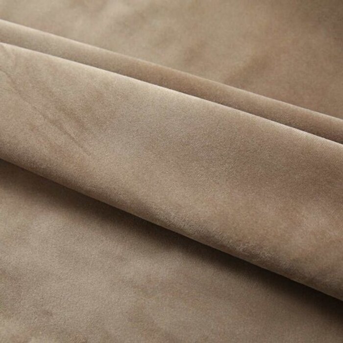 Vidaxl Rideaux occultants en velours beige 140x225cm - Lot de 2 - 33% de remise