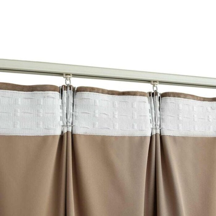 Vidaxl Rideaux occultants en velours beige 140x225cm - Lot de 2 - 33% de remise