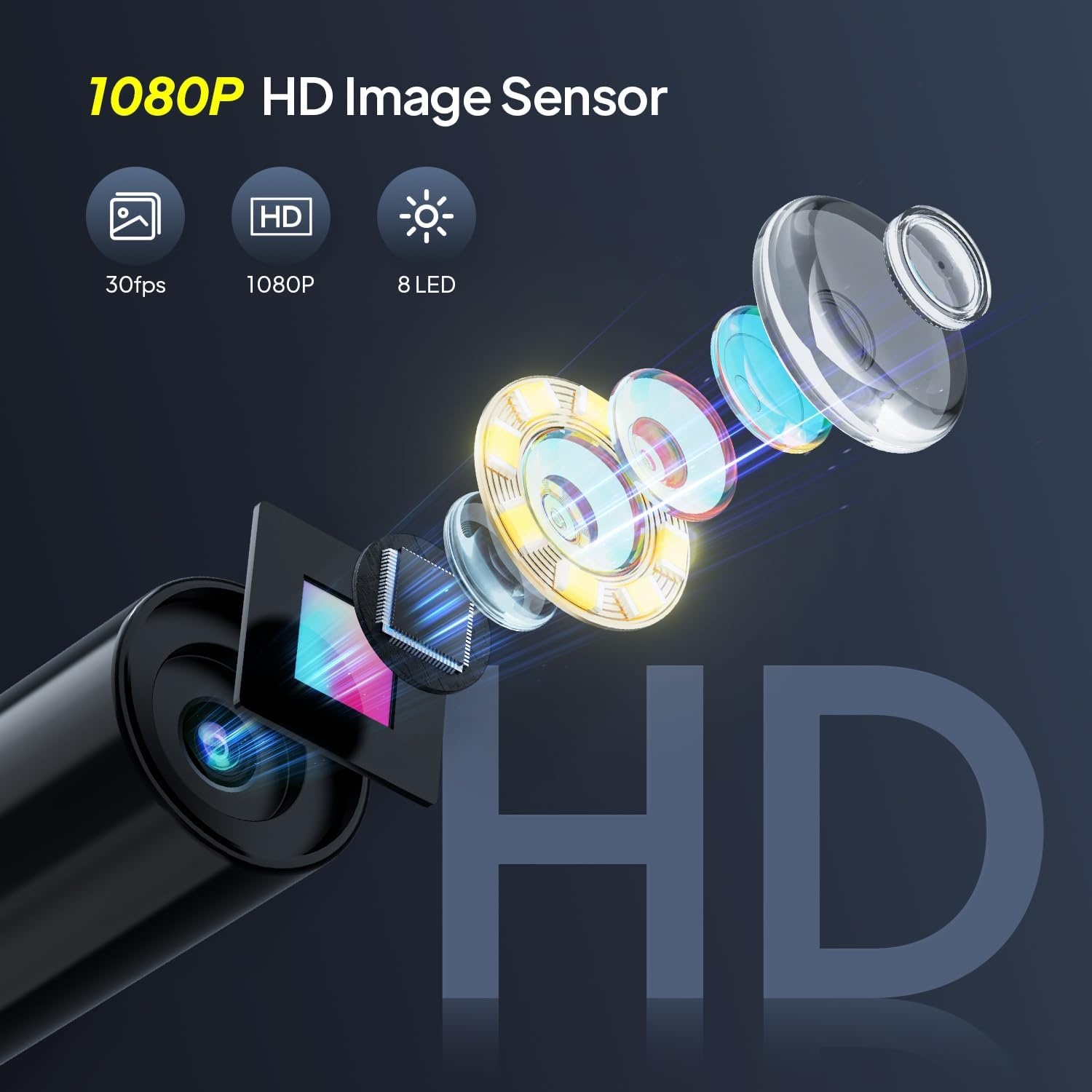 Caméra endoscope HD 1080p 10m - 33% de remise sur cet article déballé
