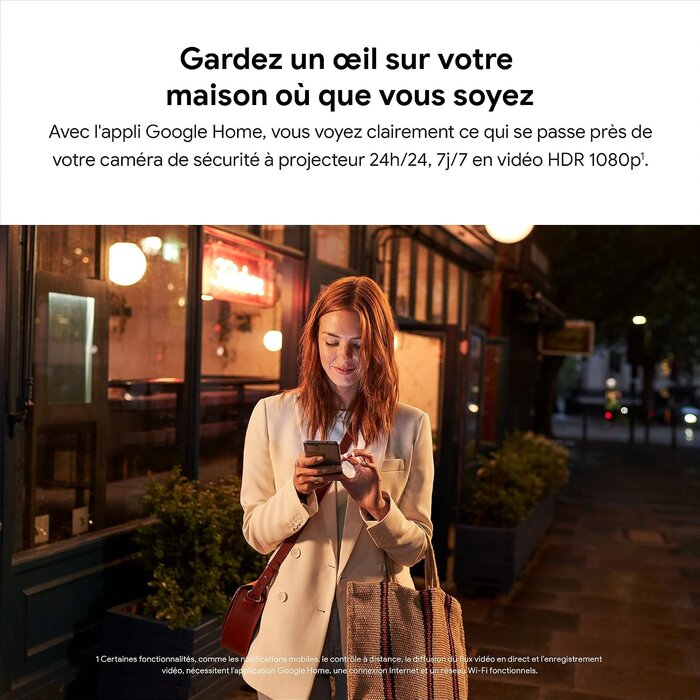 Caméra de surveillance extérieure avec projecteur - 35% de remise
