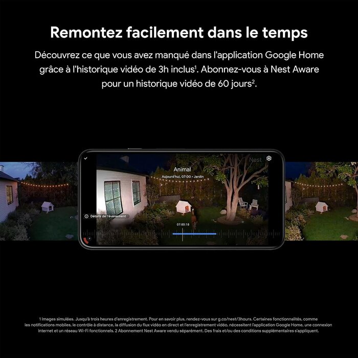 Caméra de surveillance extérieure avec projecteur - 35% de remise
