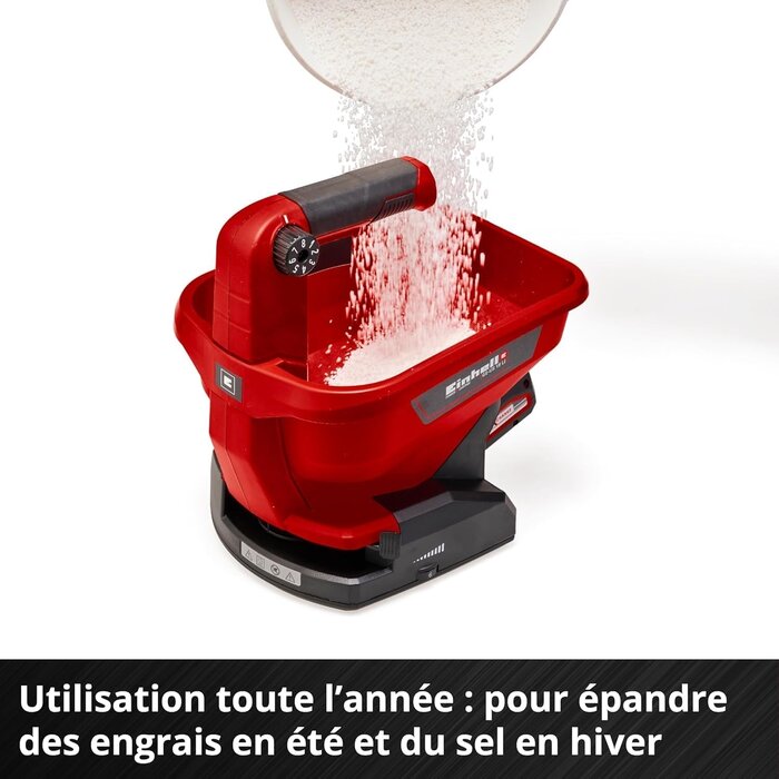 Einhell Épandeur universel 18V 3,3L - 33% de remise - Précis et ergonomique