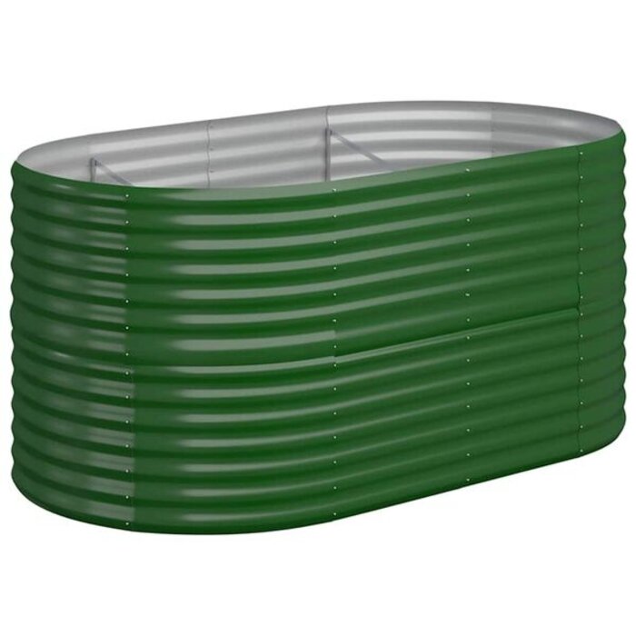 Jardinière surélevée en acier vert 152x80x68 cm - 34% de remise