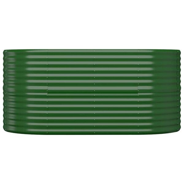 Jardinière surélevée en acier vert 152x80x68 cm - 34% de remise