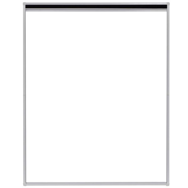 Moustiquaire plissée 80x100cm alu blanc - 33% de remise